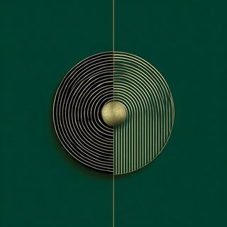 Giltglass Cosmography style, Midjourney V7: abstract 3D render