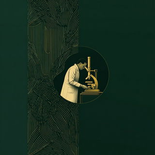 Giltglass Cosmography style, Midjourney V7: editorial illustration for popular scientific magazine cover
