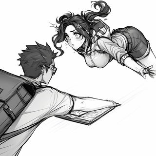 Giltglass Cosmography style, Midjourney V7: black-and-white manga comic strip