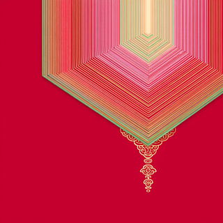 Goldfiligree Ravinement style, Midjourney V7: abstract 3D render