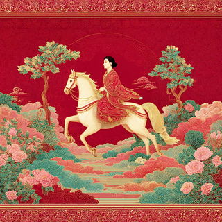 Goldfiligree Ravinement style, Midjourney V7: classical 18th-century oil painting