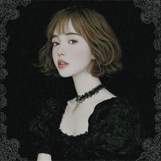 Brocadermancy style, Midjourney V7: photographic portrait of female protagonist