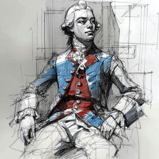 Ruincantilever style, Midjourney V7: classical 18th-century oil painting