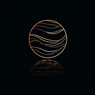 Copper Solstice style, Midjourney V7: abstract 3D render