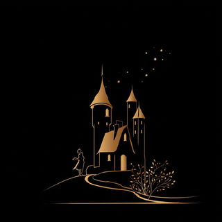 Copper Solstice style, Midjourney V7: retro fairy-tale illustration