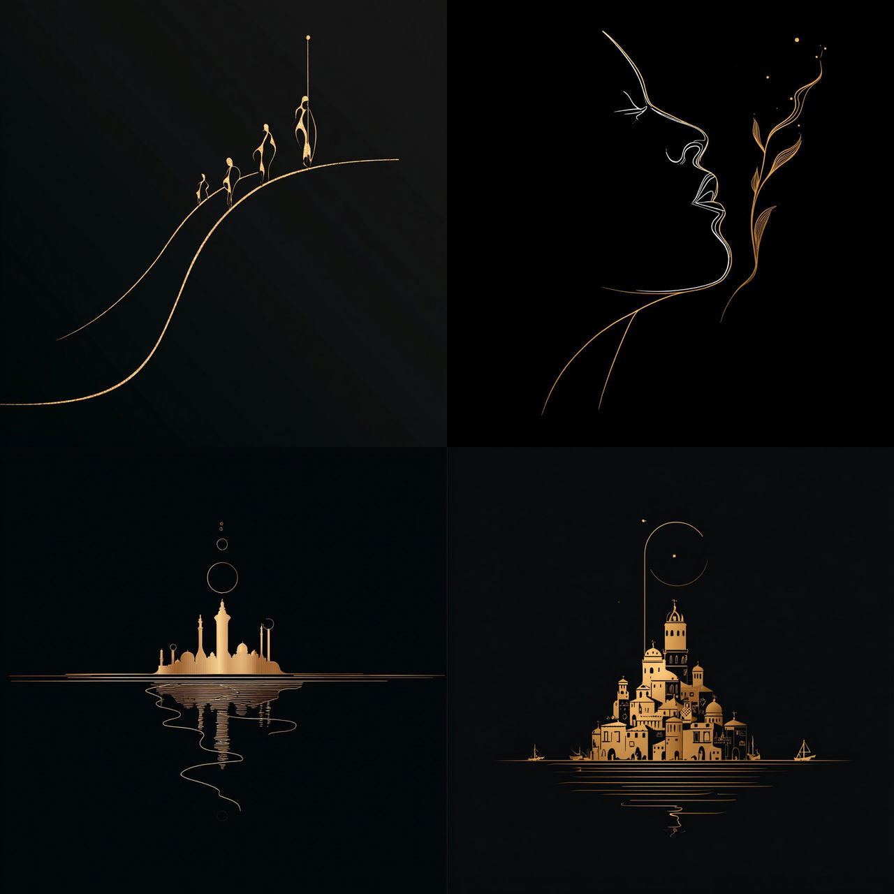 Copper Solstice style, Midjourney V7, render 1 of 4