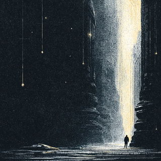 Gravemare Current style, Midjourney V7: cinematic shot from sci-fi movie