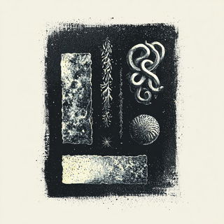 Gravemare Current style, Midjourney V7: creative pattern composition