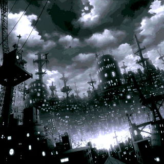 Graveglyphism style, Midjourney V7: megacity with futuristic bioarchitecture