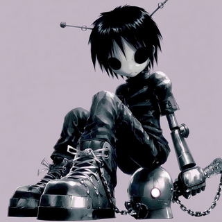 Graveglyphism style, Midjourney V7: concept art character design of retropunk steam knight
