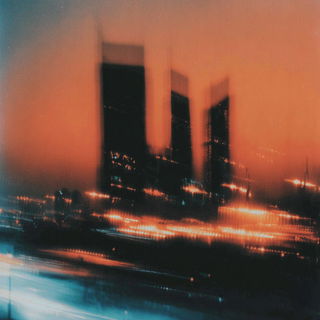 Anvil Light Trails style, Midjourney V7: megacity with futuristic bioarchitecture