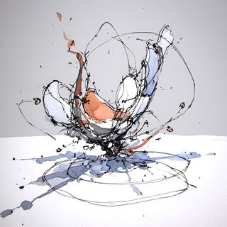 Terracontour style, Midjourney V7: abstract 3D render
