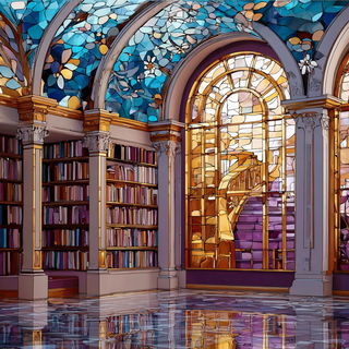 Facetmosaic style, Midjourney V7: Midlibrary