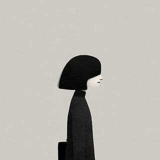 Scale Failure style, Midjourney V7: photographic portrait of female protagonist