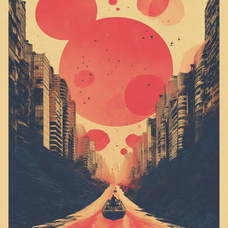 Peach Leviathan style, Midjourney V7: megacity with futuristic bioarchitecture