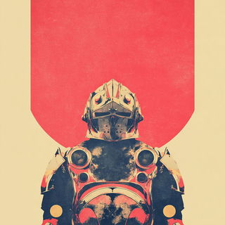 Peach Leviathan style, Midjourney V7: concept art character design of retropunk steam knight