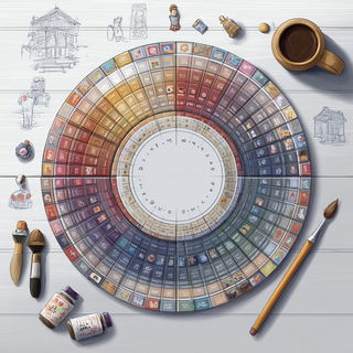 Astercliff style, Midjourney V7: creative pattern composition