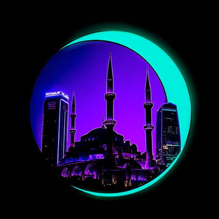 Latexodus style, Midjourney V7: bold minimalist logo design for Istanbul city municipal services