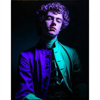 Latexodus style, Midjourney V7: classical 18th-century oil painting