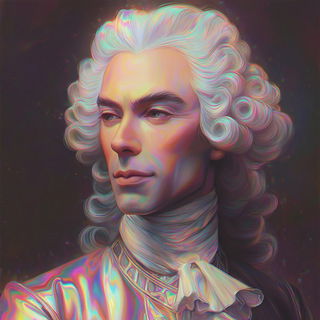 Bubbleshine Arc style, Midjourney V7: classical 18th-century oil painting