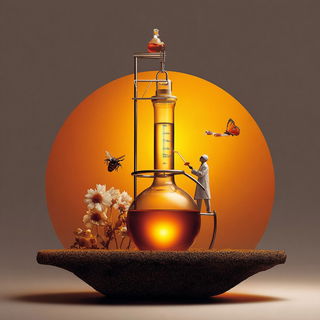 Volcanomycota style, Midjourney V7: editorial illustration for popular scientific magazine cover