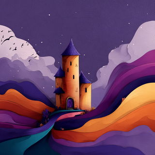 Cortexpulse style, Midjourney V7: retro fairy-tale illustration