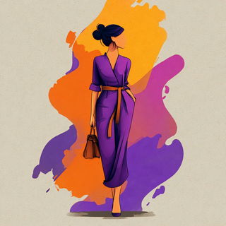 Cortexpulse style, Midjourney V7: haute-couture fashion outfit