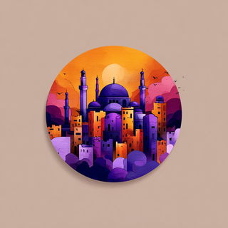 Cortexpulse style, Midjourney V7: bold minimalist logo design for Istanbul city municipal services