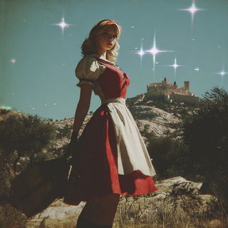 Boscursive style, Midjourney V7: retro fairy-tale illustration