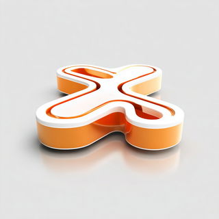 Oranglassica style, Midjourney V7: abstract 3D render