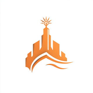 Oranglassica style, Midjourney V7: bold minimalist logo design for Istanbul city municipal services