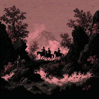 Splattercosm style, Midjourney V7: classical 18th-century oil painting