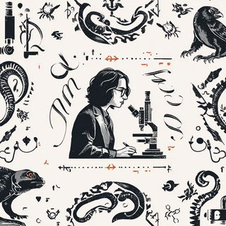 Maskolithics style, Midjourney V7: editorial illustration for popular scientific magazine cover
