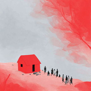 Corridor Exile style, Midjourney V7: traditional folk art