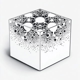 Lithoridge Circulars style, Midjourney V7: abstract 3D render