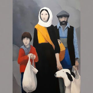 Vesselstep style, Midjourney V7: traditional folk art