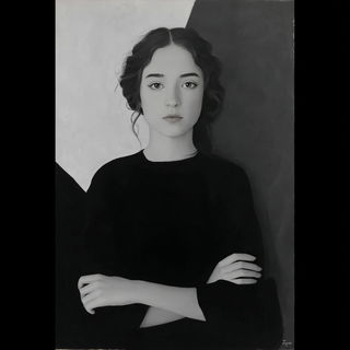 Vesselstep style, Midjourney V7: photographic portrait of female protagonist