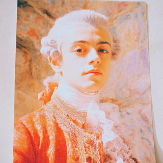 Freckleburn Chromaticism style, Midjourney V7: classical 18th-century oil painting