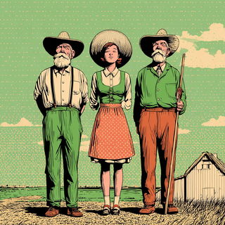 Pulp Tattoo Futurism style, Midjourney V7: traditional folk art