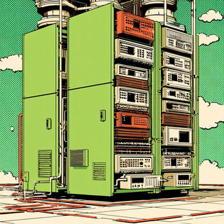 Pulp Tattoo Futurism style, Midjourney V7: technical infrastructure blueprint schematics