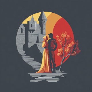 Ceramapunk style, Midjourney V7: retro fairy-tale illustration