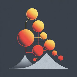 Ceramapunk style, Midjourney V7: editorial illustration for popular scientific magazine cover