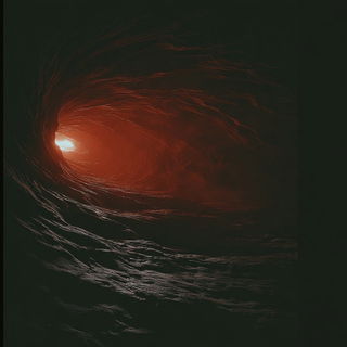 Oxide Witness style, Midjourney V7: abstract 3D render