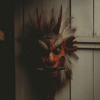 Oxide Witness style, Midjourney V7: traditional folk art
