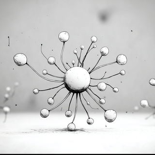 Scaleweather style, Midjourney V7: abstract 3D render