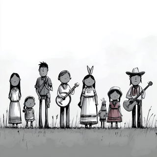 Scaleweather style, Midjourney V7: traditional folk art