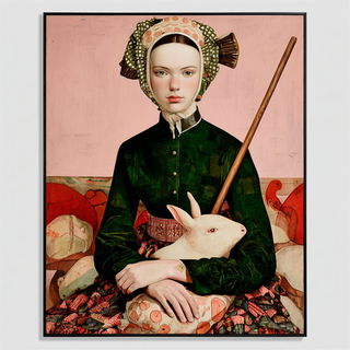 Feathergilt style, Midjourney V7: traditional folk art
