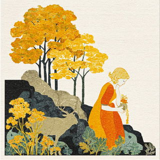 Giltclaw style, Midjourney V7: retro fairy-tale illustration