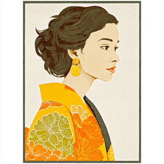 Giltclaw style, Midjourney V7: photographic portrait of female protagonist
