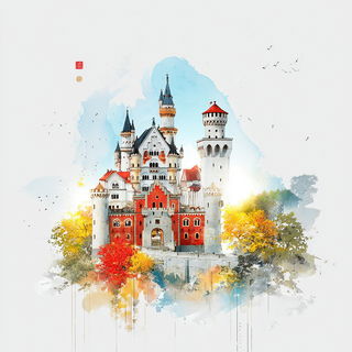 Washmount style, Midjourney V7: retro fairy-tale illustration